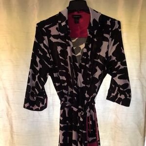 Lane Bryant faux wrap dress